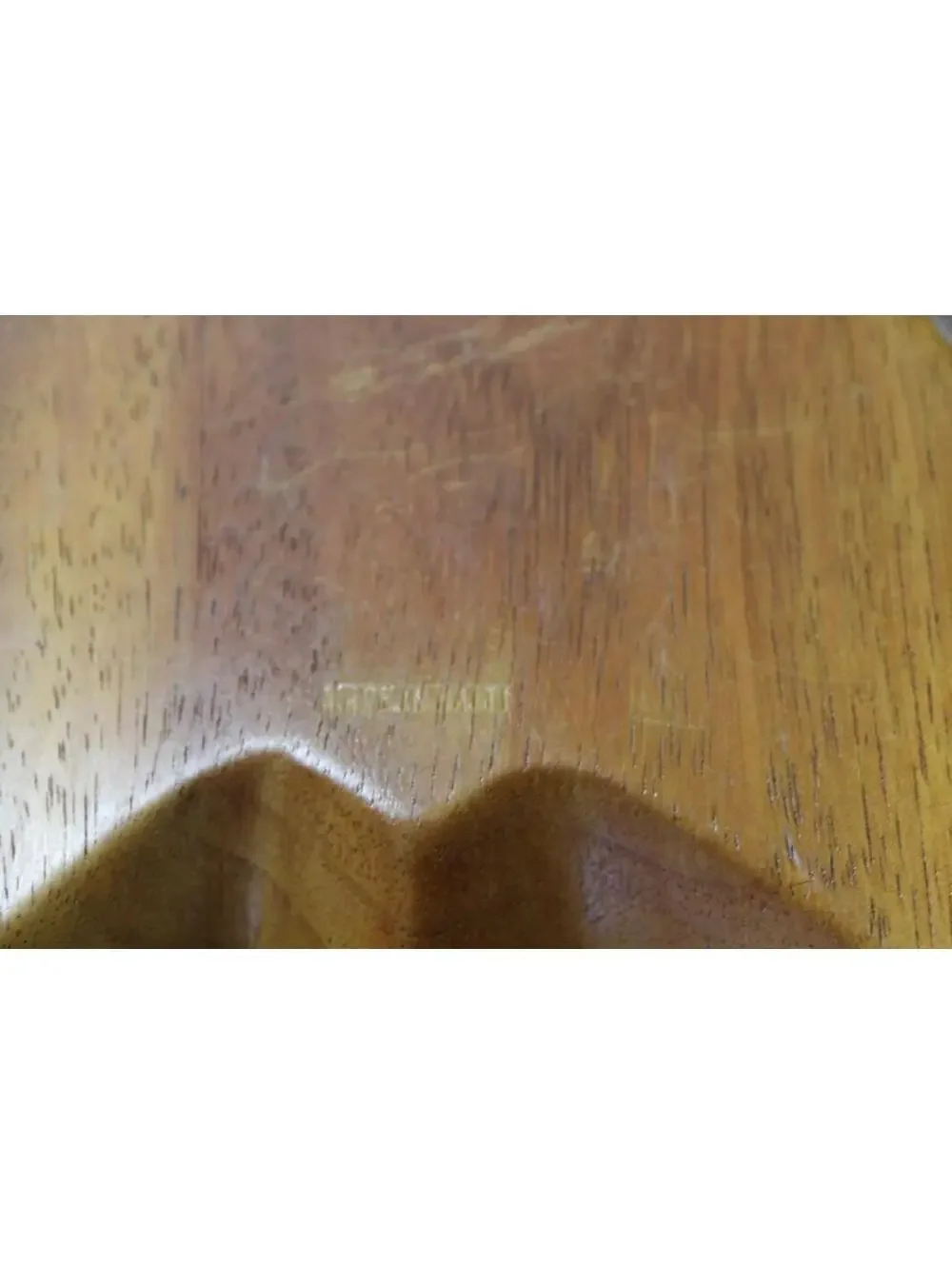 Large Leaf-Shaped Taverneau Wooden Bowl, Made in Haiti